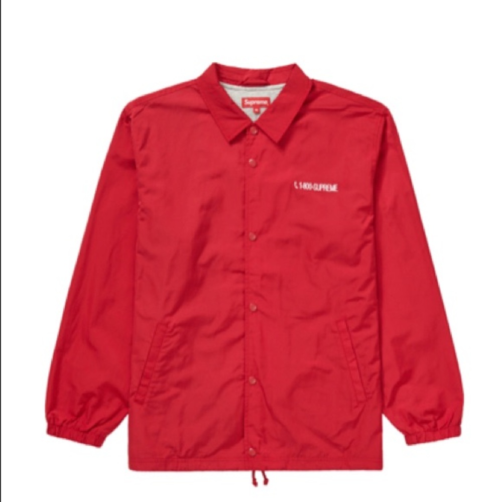 FW19 Supreme 1-800 Coaches Jacket
